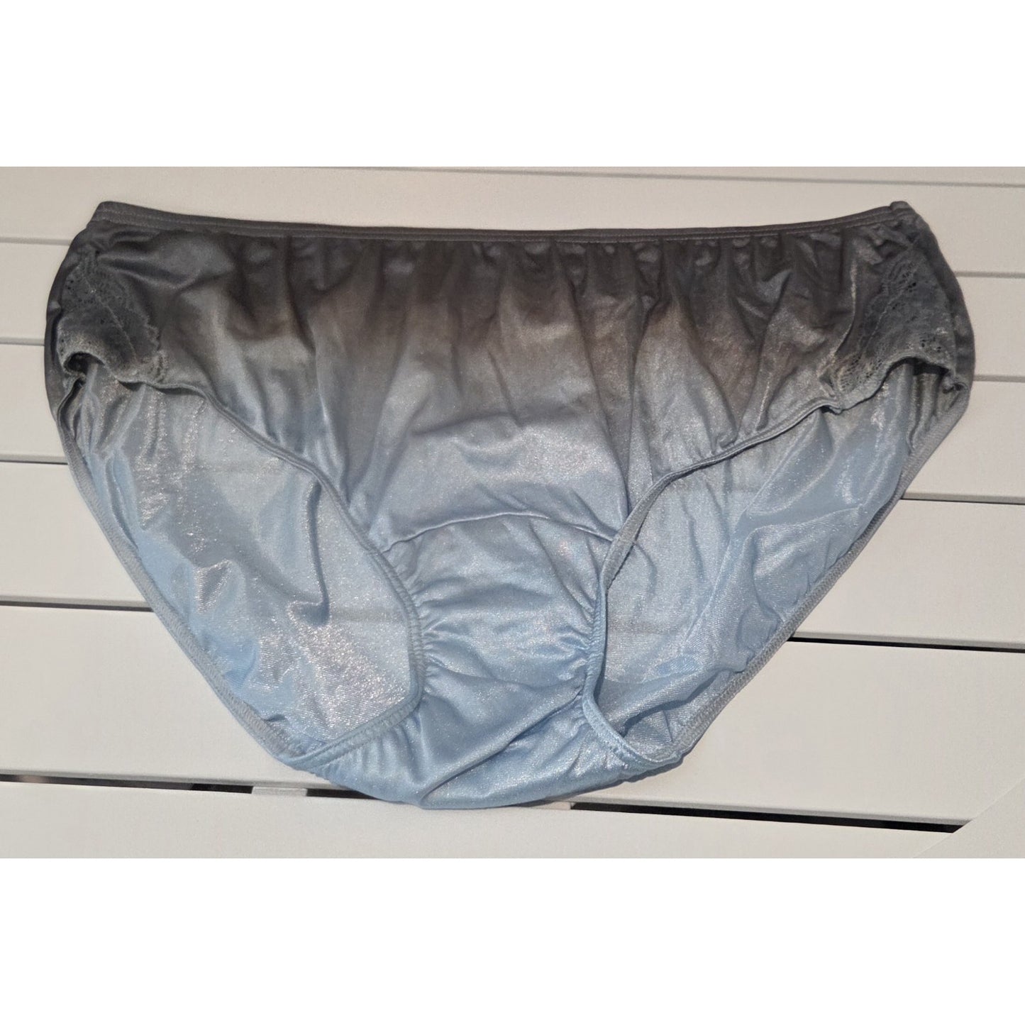 Shadowline 11182 Nylon Lace Bikini Panty Lot of 5 Pink Gray Blue 10/3XL