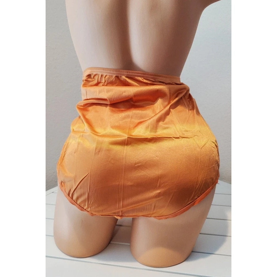 Vanity Fair Lace Nouveau Nylon Full Cut Panty Rainbow Shift Cantaloupe 11/4XL