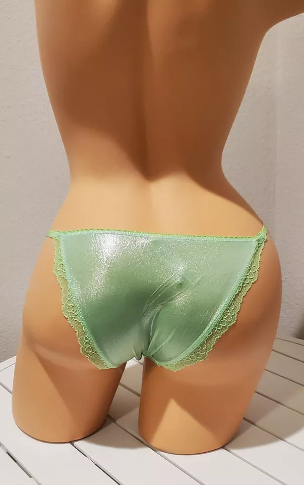 Victorias Secret Dream Angels String Bikini Panty GREEN Poison Apple Hot